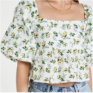 FAITHFULL THE BRAND WHITE TOP